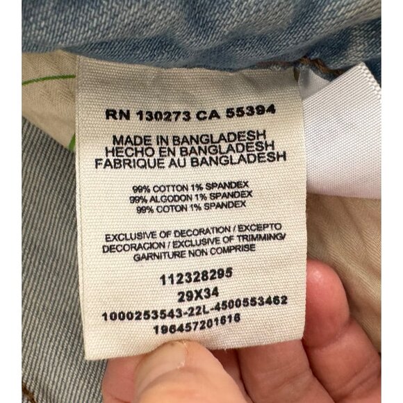 wrangler Retro Trumpet flare jeans light denim distressed western 90s sz 29x34 - Picture 10 of 12